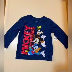 NWT Disney long sleeve shirt, 2T